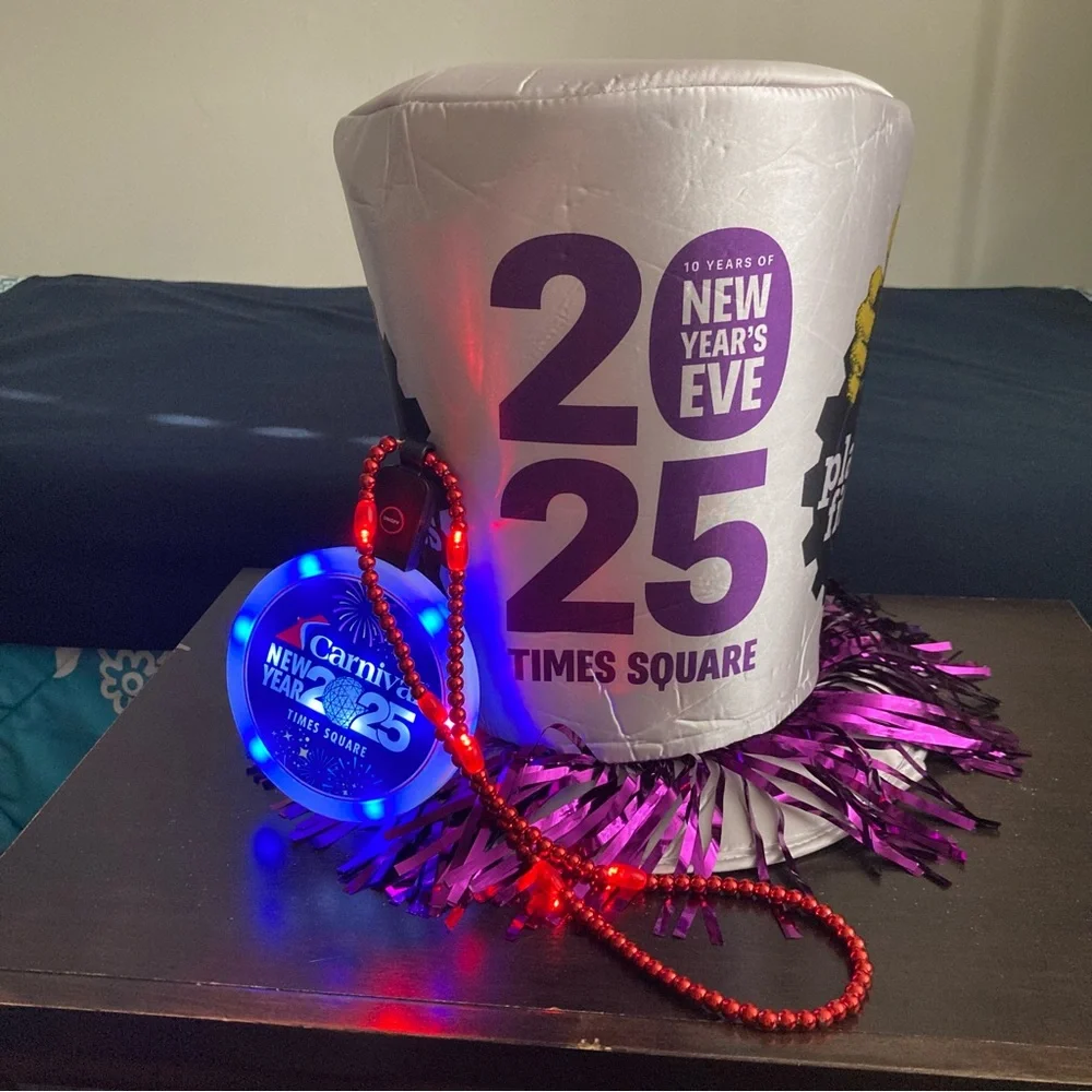 NYC Times Square New Years souvenirs